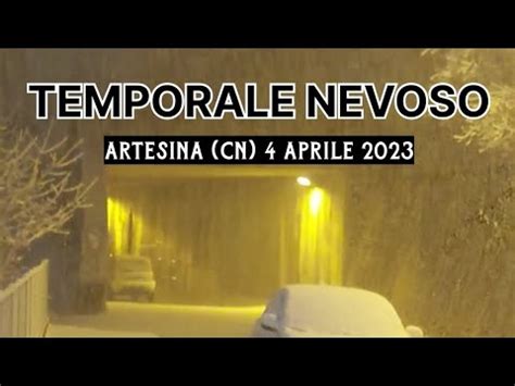 Maltempo In Piemonte Temporali Di Neve Ad Artesina E Prato Nevoso