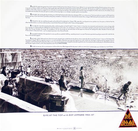 DEF LEPPARD Hysteria Hard Rock Heavy Metal Album Cover Gallery & 12 ...