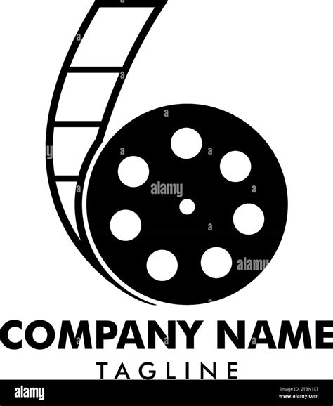 Initial Letter B Roll Films Logo Design Vector Stock Vector Image And Art