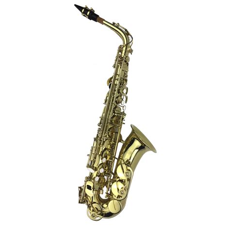 Saxofón Vivaldi Alto Dorado con estuche y accesorios - Guatemala