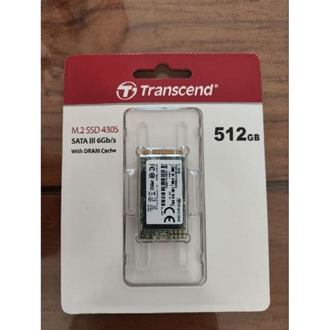 Transcend 創見 512GB M.2 2242 SATA3 SSD固態硬碟 (TS512GMTS430S) | 蝦皮購物