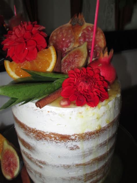 Semi Naked Cake De Canela E Laranja Lara Correia Cake Girl