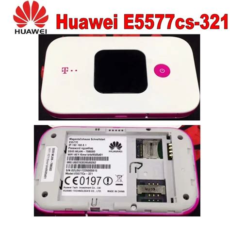 Huawei Enrutador Inal Mbrico E5577Cs 321 4G LTE WiFi M Vil Con Ranura