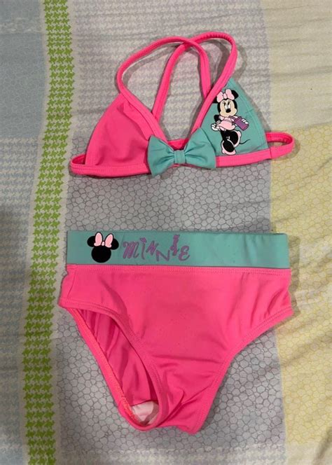 Minnie Mouse Swimsuit Bikini On Carousell