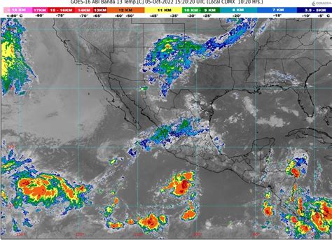 Por la tarde continuará cielo nublado con lluvias puntuales muy