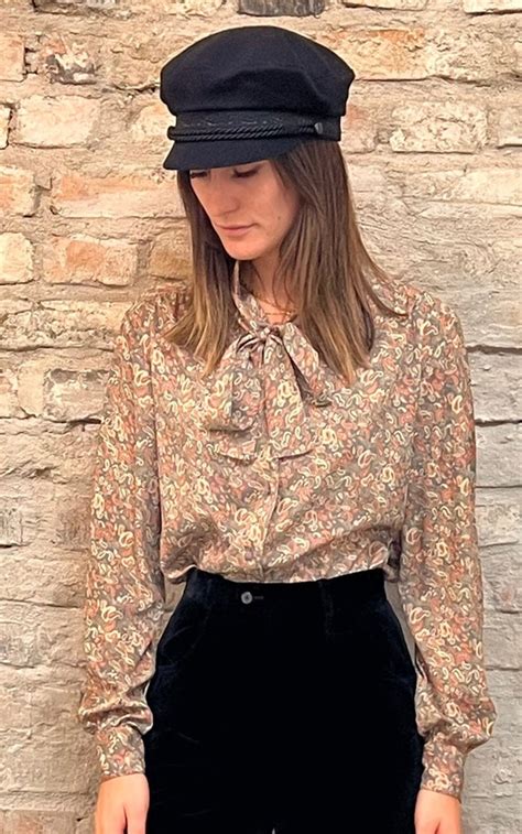 Vintage Pussy Bow Blouse Etsy