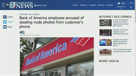Bank Of America Employee Accused Of Stealing Nude Photos From Customer S Phone News Channel 3 12
