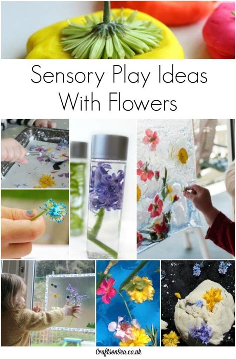 Sensory Play Ideas With Flowers - Crafts on Sea | Sensory play, Toddler ...