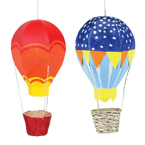 Papier Mache Hot Air Balloon Papier Mache CleverPatch Art Craft