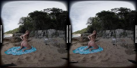 Kristina Masturbating And Showing Her Pussy On A Secluded Beach In Italy Vr Porn Video