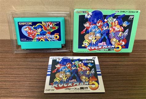 Yahooオークション Fc ファミコン ロックマン5ブルースの罠