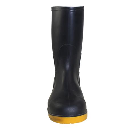 Safety Gumboot Oil Chemical Resistant Pvc Safety Work Boot With Steel