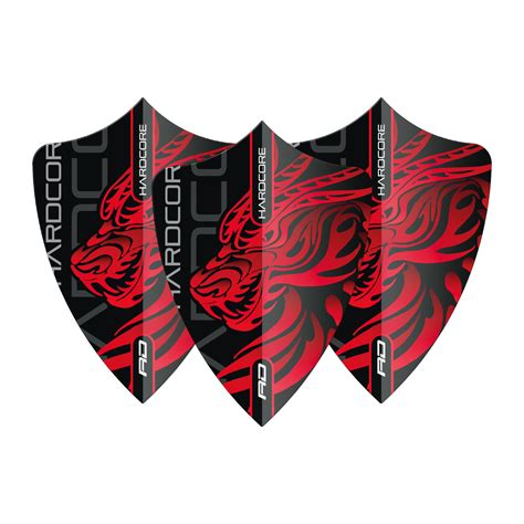 Red Dragon Jonny Clayton Hardcore Dragon Freestyle Red Dart Flights Dartshopper Dk