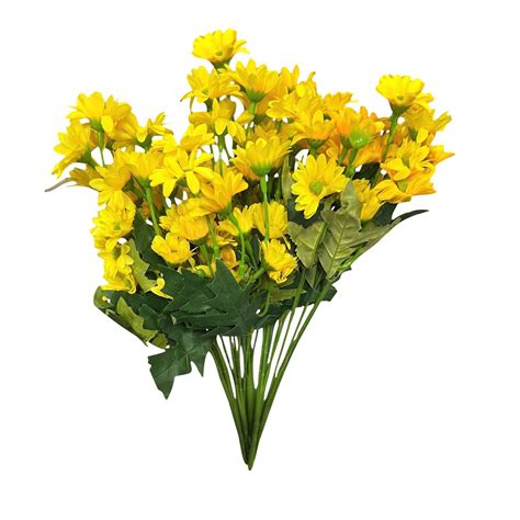 5Pcs Luminousey Artificial Mums, Fake Potted Mums, Waterproof