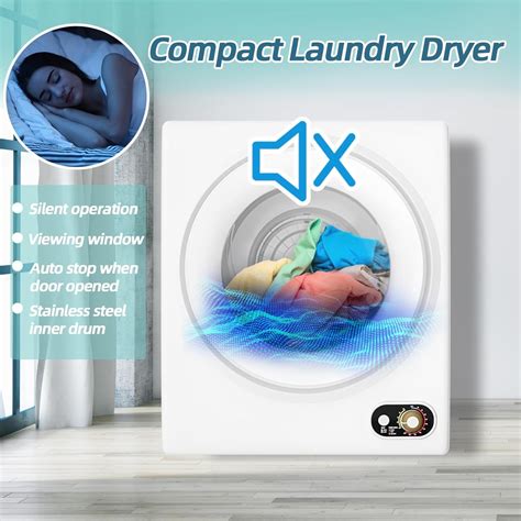 Compact Dryer 120v Portable Clothes Laundry Dryer With Stainless Steel