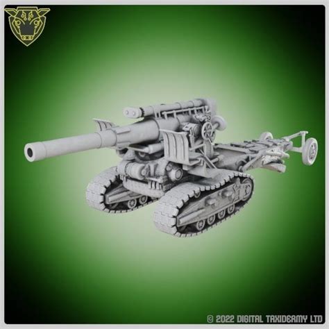 Russian 203 Mm Howitzer M1931 B 4 Printed Detailed Wargaming 3d