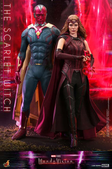Hot Toys TMS036 汪達與幻視緋紅女巫Scarlet Witch1 6 比例收藏級人偶