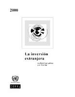 La Inversión Extranjera en América Latina y el Caribe CEPAL