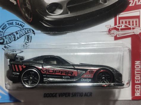 Hot Wheels Red Edition Dodge Viper SRT Hobbies Toys Toys Games