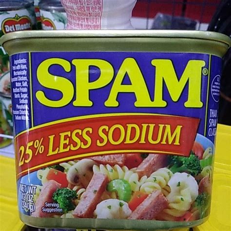 Spam 25 Less Sodium Shopee Philippines