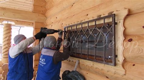 Кованые решетки РК-149 - ООО "Стальной декор" - YouTube