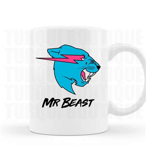 Mr Beast Logo Vector Svgpngai Vector Digital File For Etsy India