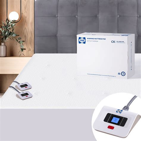 Sealy Heated Mattress Pad, Zone Heating Electric Bed Warmer with Deep