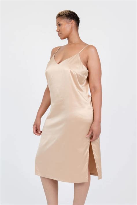 Silky Satin Slip Nightie Identity Lingerie