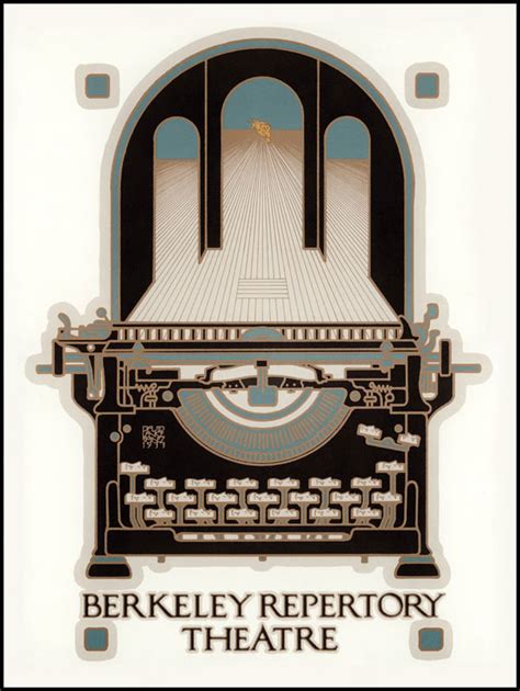 David Lance Goines Berkeley Repertory Theatre Poster