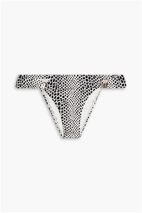 Vix Paula Hermanny Bia Printed Low Rise Bikini Briefs The Outnet