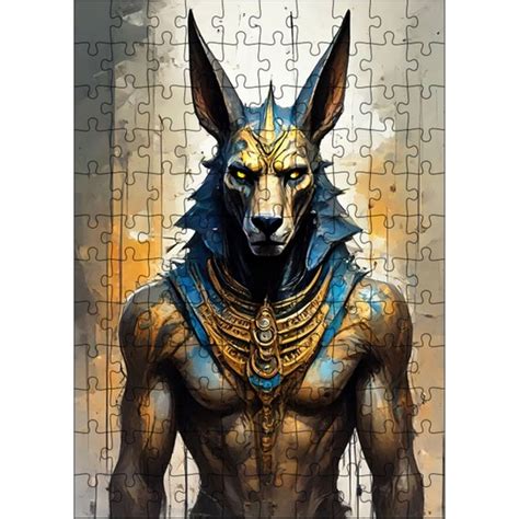 Karizma Tablo Ahşap Mdf Puzzle Yapboz Eski Mısır Anubis 120 Fiyatı