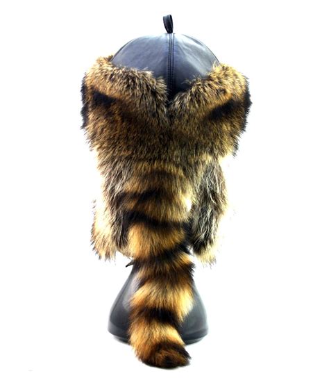 Raccoon Hat With A Tail