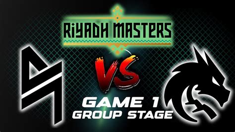 BLACKLIST VS TEAM SPIRIT GAME 1 RIYADH MASTERS GROUP STAGE YouTube