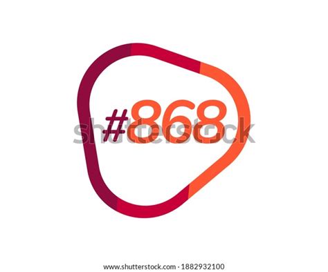 number  image design  logos stock vector royalty