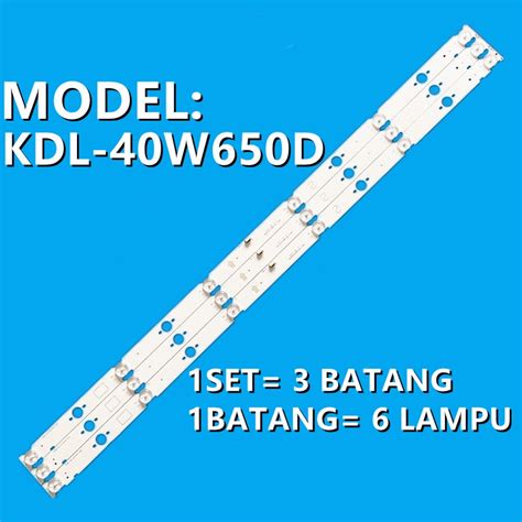 KDL 40W650D SONY 40 INCH LED TV BACKLIGHT LAMP TV KDL 40W650 KDL