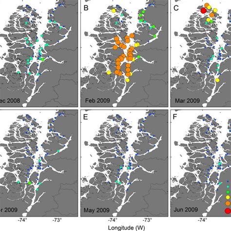 spatial  temporal distributions  alexandrium catenella cell