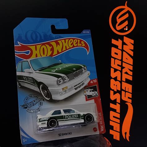 Hot Wheels HW RESCUE POLIZEI POLICE 92 BMW M3 Shopee Malaysia