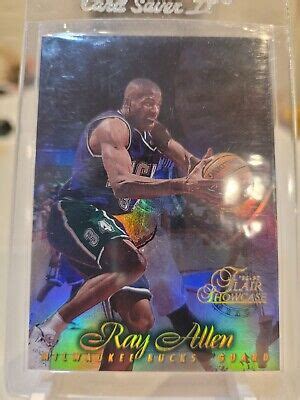 1996 Fleer Flair Showcase Ray Allen Rookie Card Refractor EBay