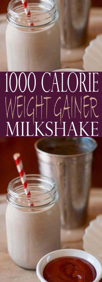 Homemade Weight Gainer Shake Calories Without Protein Powder