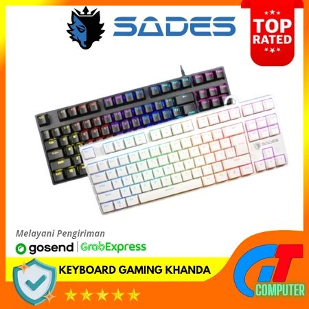 Jual Keyboard Gaming Mechanical TKL Sades Khanda Removable Switch