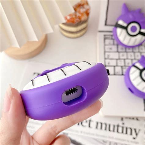 Purple Pokeball Airpod Case