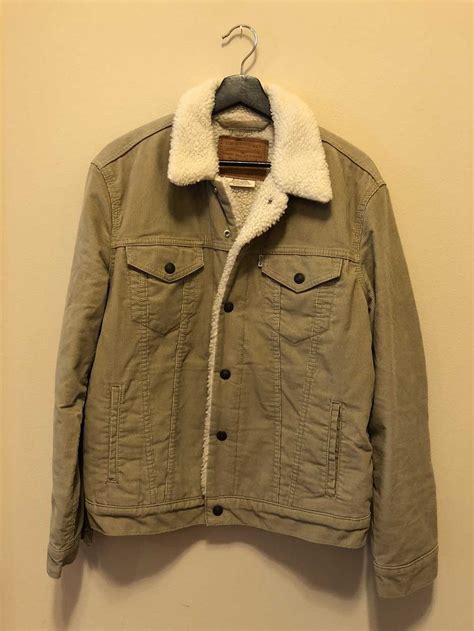 Levis Levis Corduroy Sherpa Trucker Jacket Gem