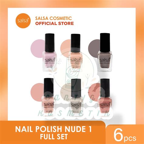 Jual Salsa Nude Nail Kit Bundle Full Set Nude Nail Polish