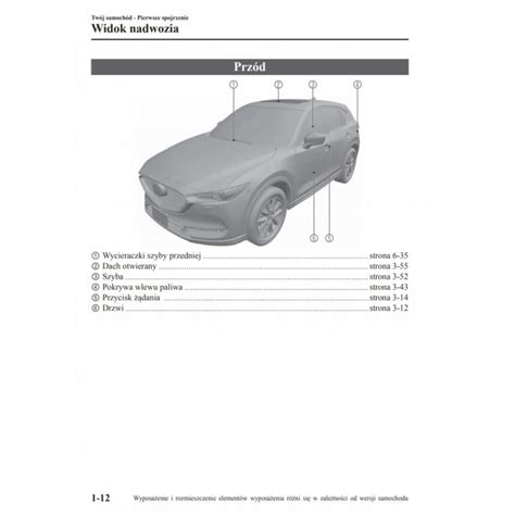 Mazda CX 5 od 2015 lift Nowa Instrukcja Obsługi