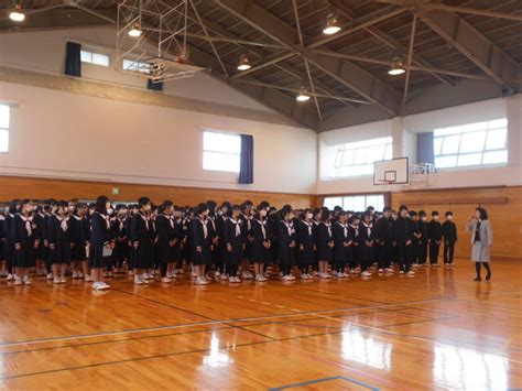 4月5日（金）入学式式歌練習 富山大学教育学部附属中学校