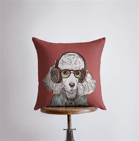 Poodle Pillow Cover Throw Pillow Home Decor Accent Pillows For Bed Best