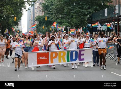 New York Usa June 30 2024 Thousands Of People Marched In The New