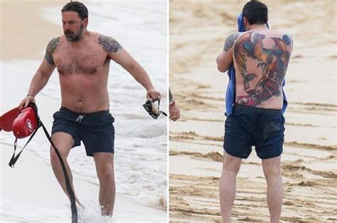 Ben Affleck Reveals Massive Back Tattoo He Got After Split From Jennifer Garner Despite