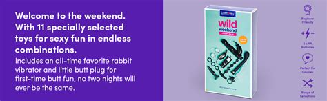 Amazon Lovehoney Wild Weekend Adult Sex Toy Kit G Spot Rabbit Vibrators Anal Toys