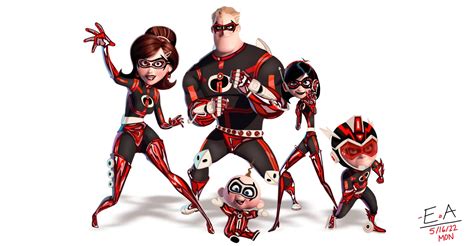 The Incredibles New SuperSuits by me : r/Pixar